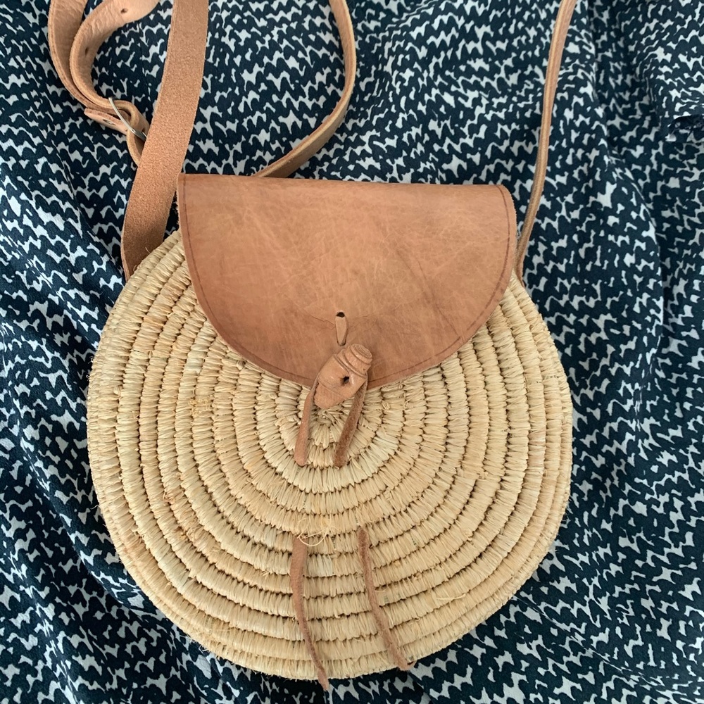 Boho labs tweed shoulder purse